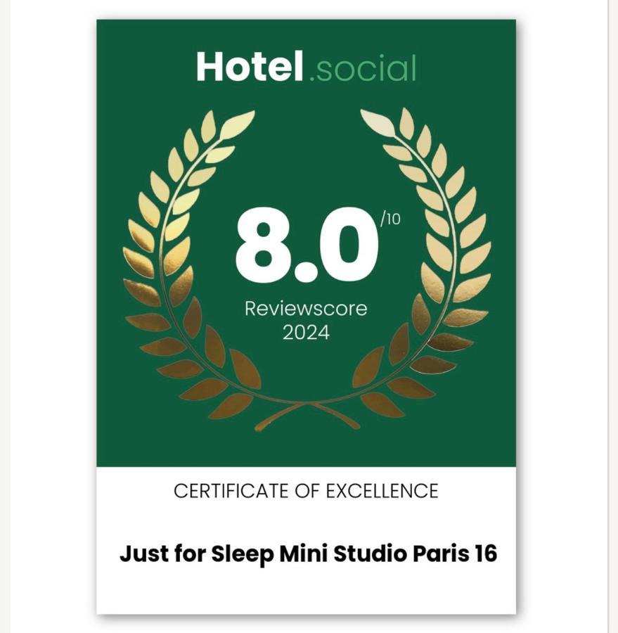 Just For Sleep Mini Studio Paris 16 Экстерьер фото
